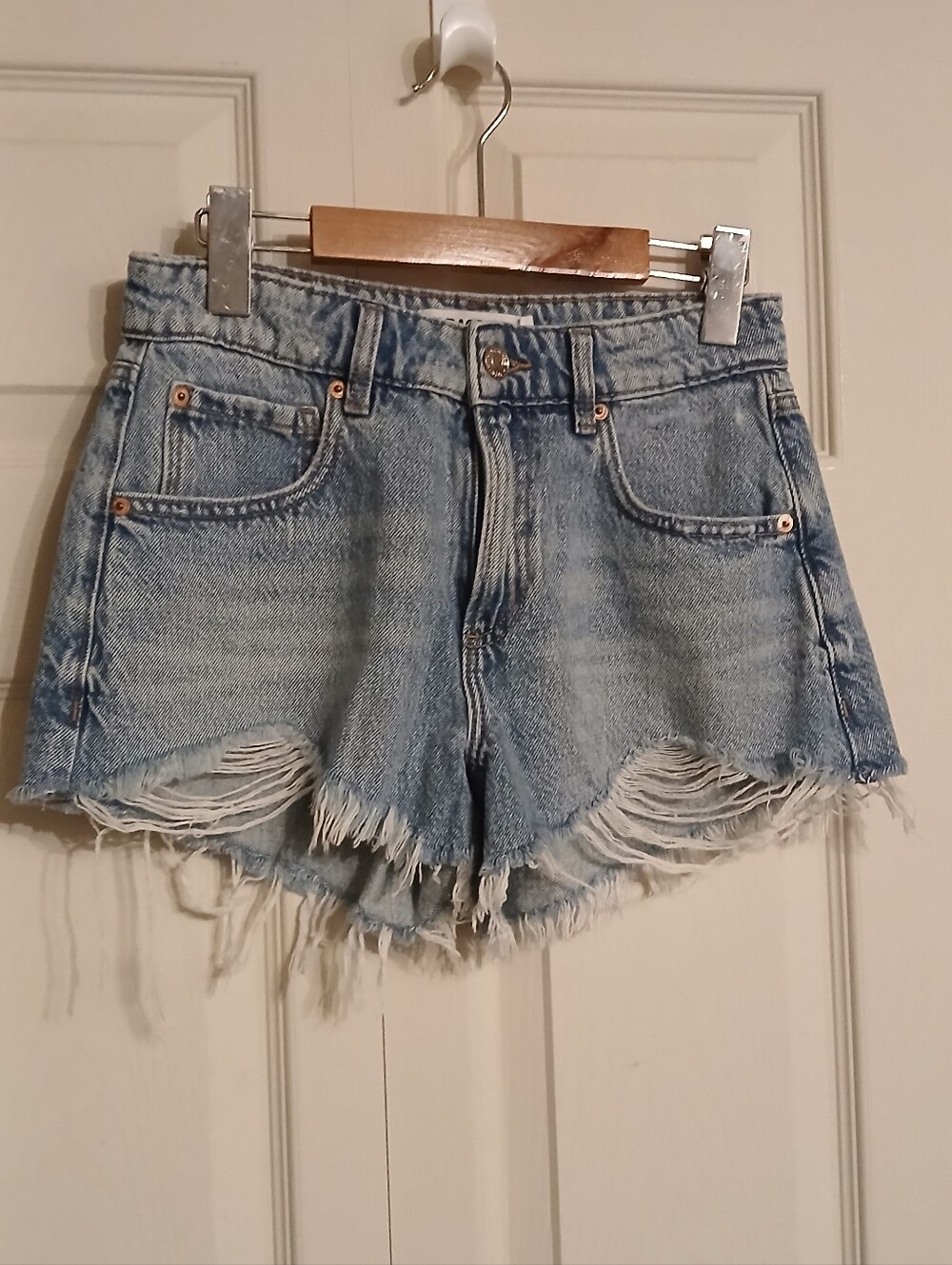 Garage Festival Cotton Jean Shorts, Size 1